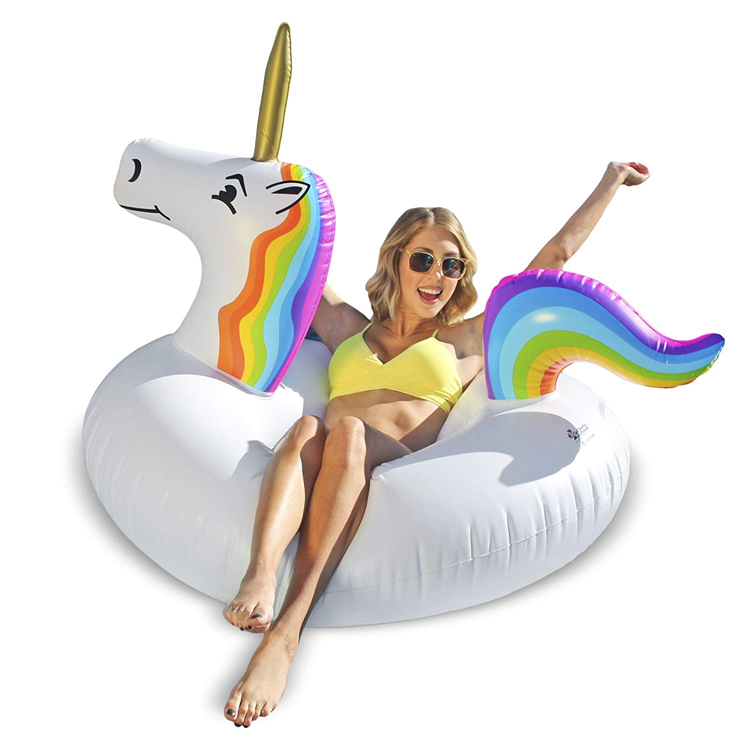 GoFloats Unicorn Pool Float Party Tube Only $11.99!