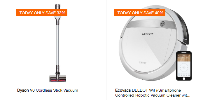 Home Depot: Save up to 45% off Select Vacuum Cleaners and Floor Care!