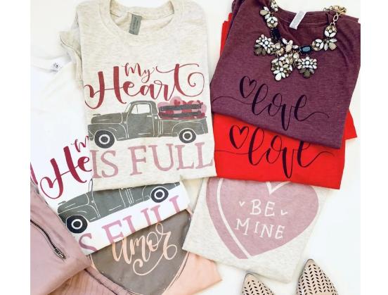 Valentines Amor Graphic Tees – Only $13.99!