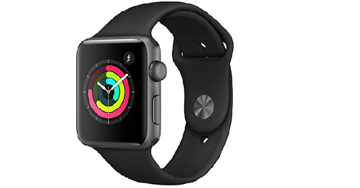 Apple Watch Series 3 (GPS, 42mm) Space Gray Aluminium Case with Black Sport Band Only $259 Shipped! (Reg. $309)
