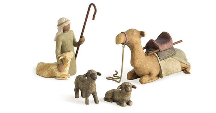 Willow Tree Nativity Shepherd and Stable Animals, 4 Pieces – Just $35.49!