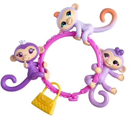 WowWee Fingerlings 5 Piece Banana Blister 3 Figures Plus Bonus Bracelet and Charm – Only $2.75! *Add-On Item*