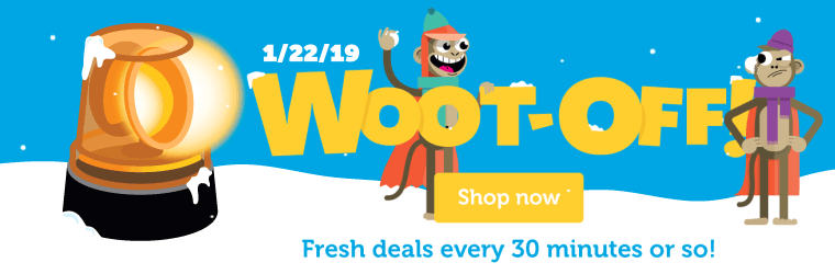 Today is a Woot-Off Day! January 22nd Only! Shop with Amazon Prime!