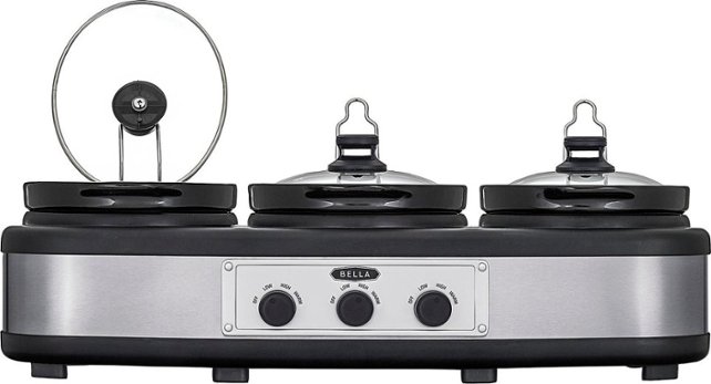 Bella 3 x 2.5-Quart Triple Slow Cooker – Just $34.99! Super Bowl Ready!