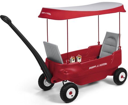 Radio Flyer Deluxe All-Terrain Pathfinder Wagon with Canopy—$79.00!