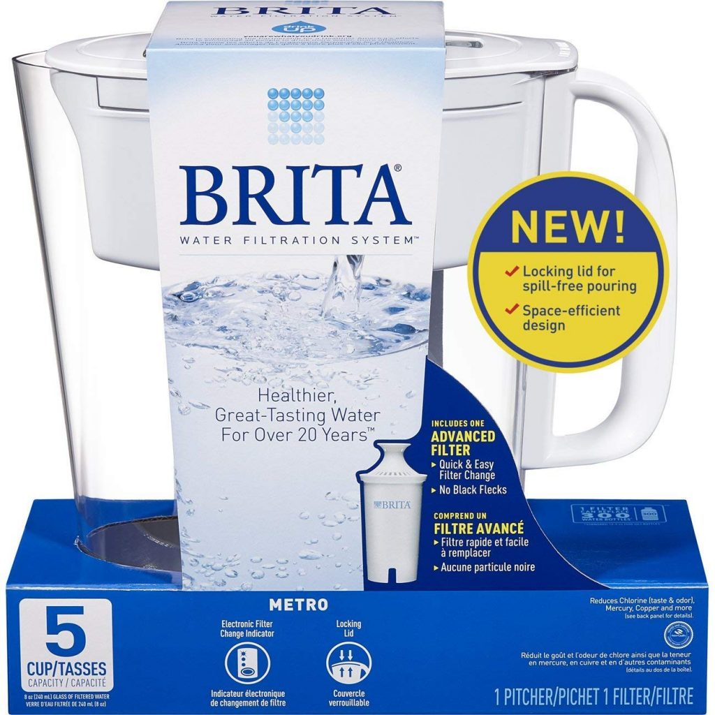 Brita Small 5 Cup Water Filter Pitcher with 1 Standard Filter—$13.49!