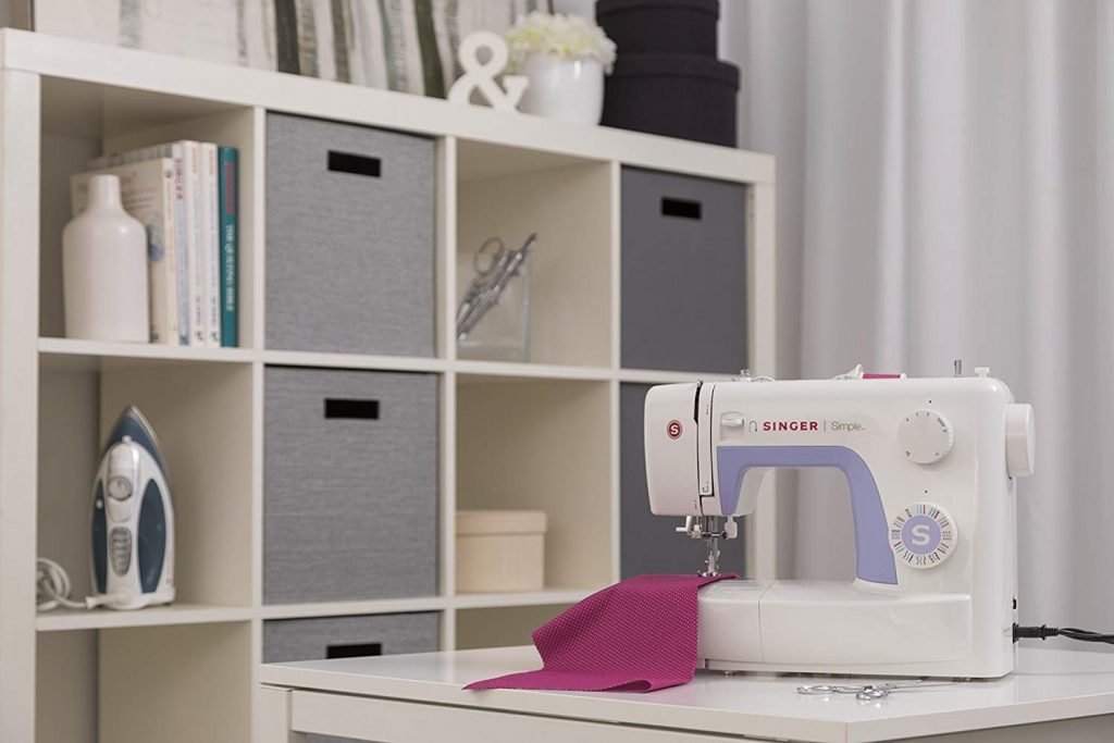 Simple 3232 Portable Sewing Machine with 32 Built-In Stitches Only $93.09!