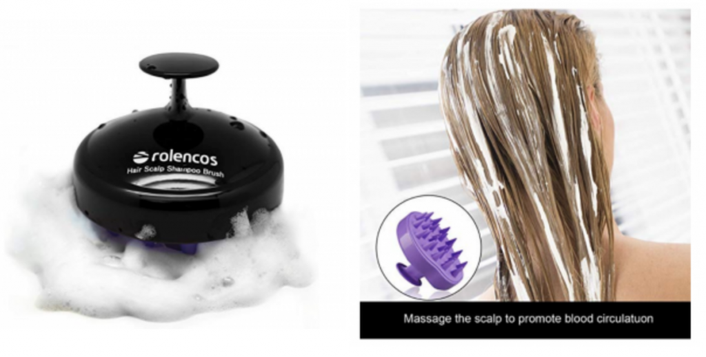 Rolencos Hair Scalp Brush Shampoo Massager Just $6.95! (Reg. $18.95)