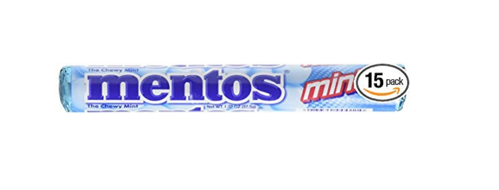 Mentos Mint Candy 15-Count Just $8.28 As Add-On Item!