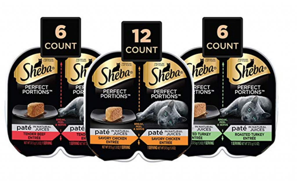 Sheba Perfect Portions Wet Cat Food Paté Twin Pack 24-Count Just $8.54 Shipped!