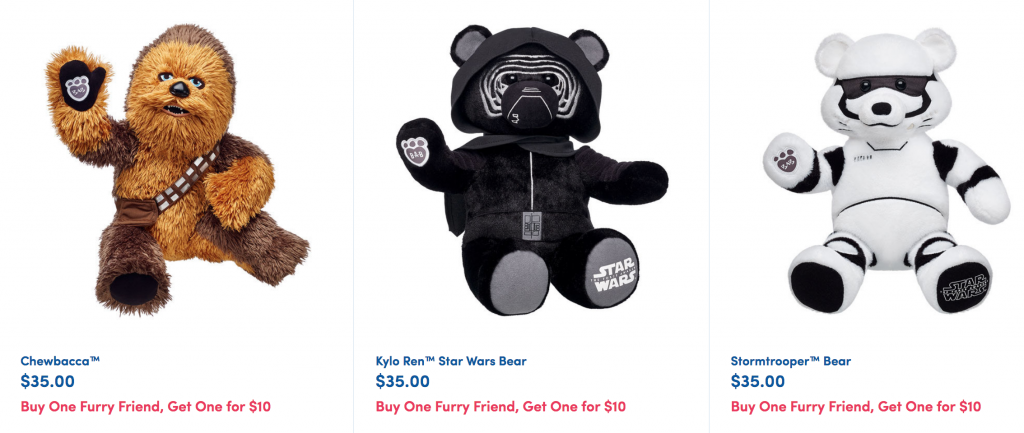 Build-A-Bear: Buy One Furry Friend & Get One For $10.00!