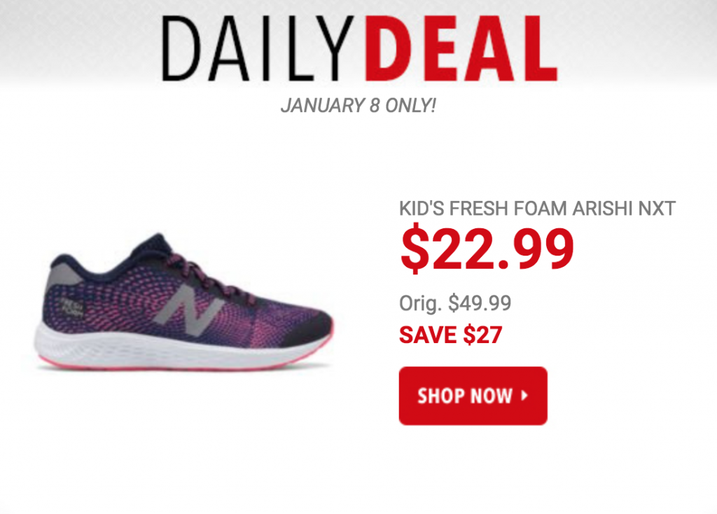 New Balance Kids FreshFoam Arishi NXT Just $22.99 Today Only! (Reg. $49.99)