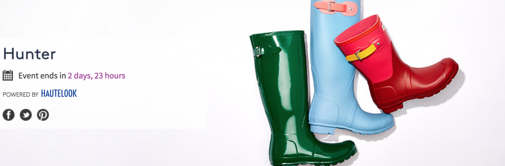 Nordstrom Rack: Hunter Boots Event Is Live Now!