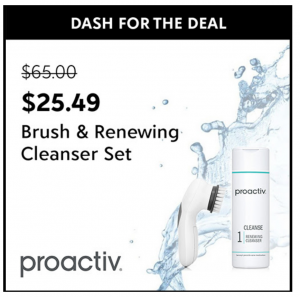 Zulily: Proactive Up To 60% Off! Get the Brush & Renewing Cleanser Set For Just $25.49! (Reg. $65.00)