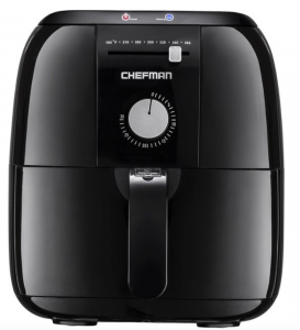 CHEFMAN – 2.5L Analog Air Fryer – Black Just $49.99 Today Only! (Reg. $119.99)