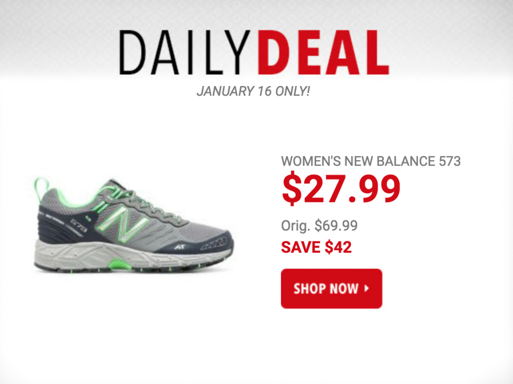 New Balance Women’s 573 Trail Running Shoes Just $27.99 Today Only! (Reg. $69.99)