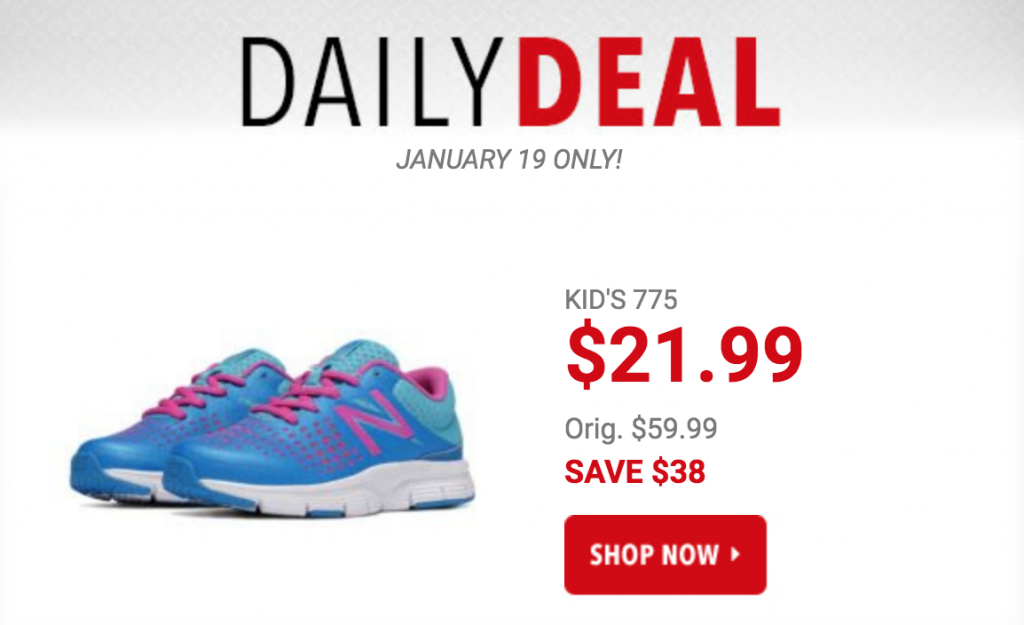 Kid’s New Balance 775 Girls Shoes $21.99 Today Only!