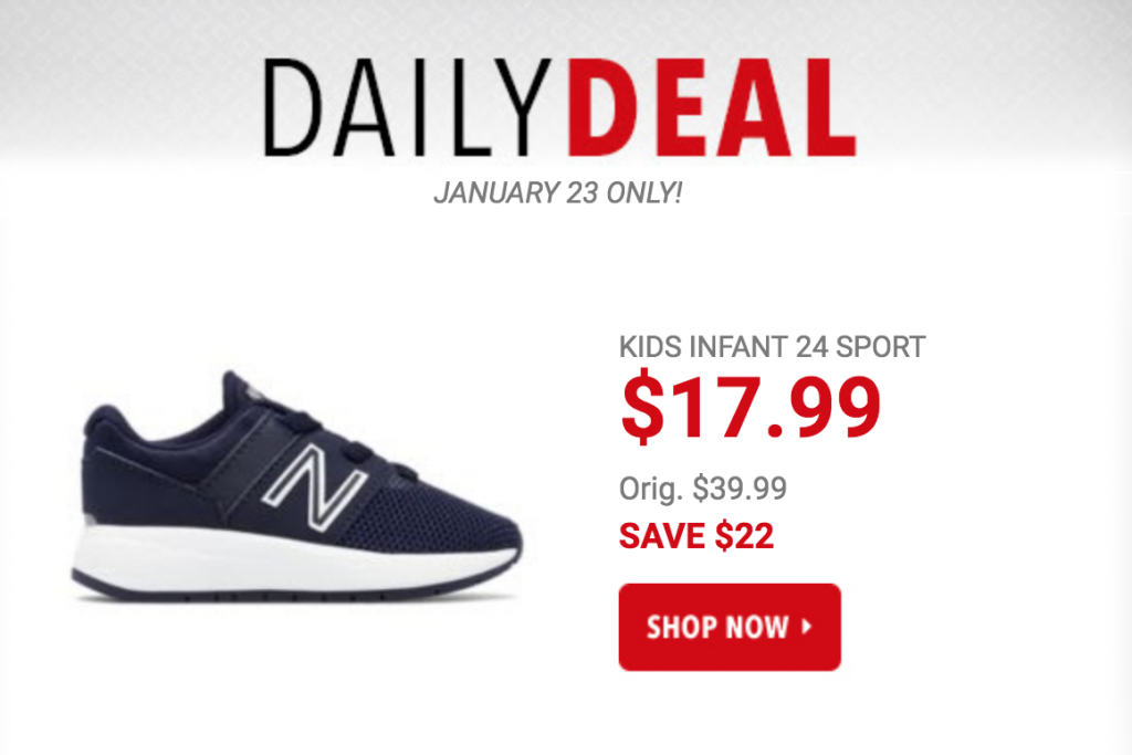 New Balance Kids/Infant 24 Sport Shoes Just $17.99! (Reg. $39.99)