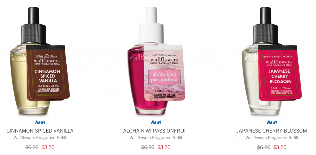 Bath & Body Works: $3.50 Wallflower Fragrance Refills + 20% Off Your Entire Order Today Only!
