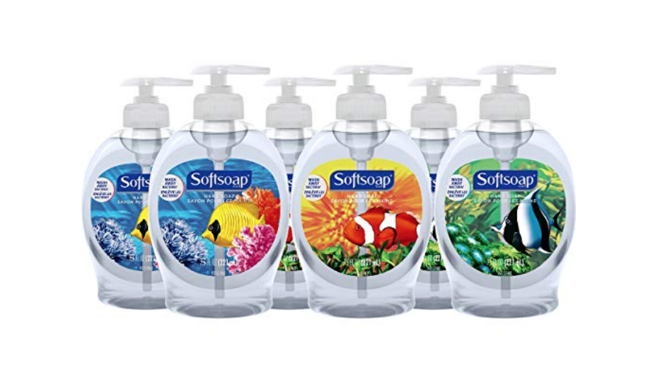 Softsoap Liquid Hand Soap, Aquarium – 7.5 fluid ounce 6-Pack $5.64 Shipped!