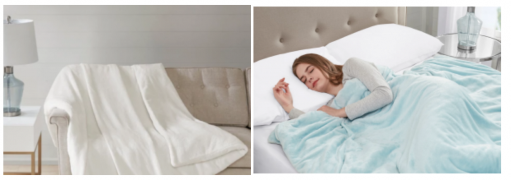 Plush 60″x 70″ 12lb Weighted Blanket Just $74.99! (Reg. $99.99)