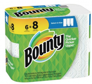 HOT! Bounty Select-A-Size 2-Ply Paper Towels 6-pack Big Rolls As Low As $5.40! (Reg. $12.99) HOT! Bounty Select-A-Size 2-Ply Paper Towels 6-pack Big Rolls As Low As $5.40! (Reg. $12.99)