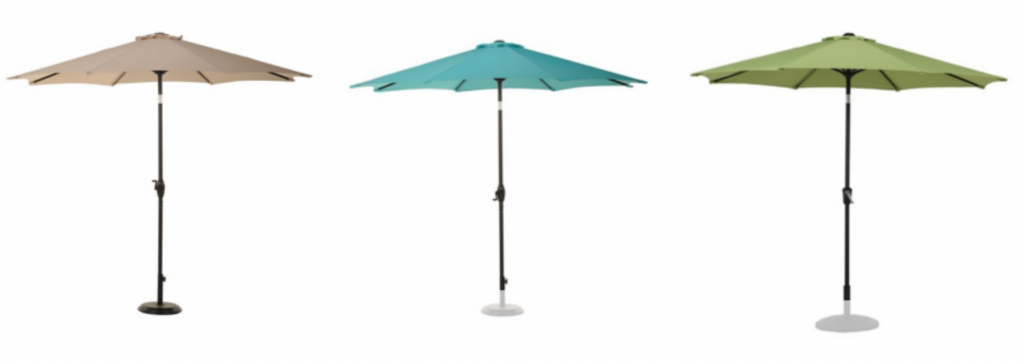 Grand Patio 9′ Outdoor Market Umbrella Just $34.00 Today Only While Supplies Last!