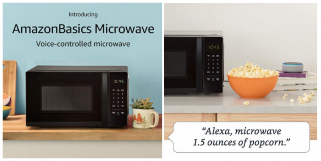 AmazonBasics Small Microwave Works with Alexa Just $41.99! (Reg. $59.99)