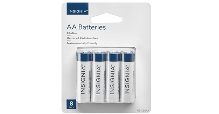 Insignia AA or AAA Batteries (8-Pack) – Just $2.49! Stock up price!