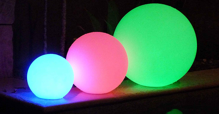 LED Light Up Ball: 8-inch RGB Color Changing Glow Ball with Remote Control – Just $26.99!