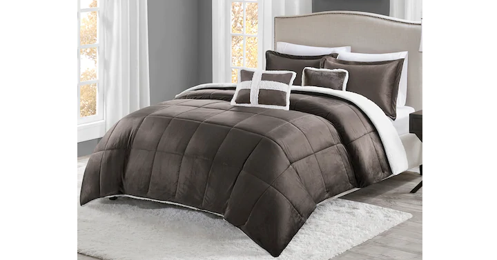 LAST DAY! Kohl’s 30% Off! Spend Kohl’s Cash! Stack Codes! FREE Shipping! Mink to Sherpa 5-piece Comforter Set – Just $38.05!