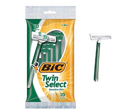 BIC Twin Select Men’s Disposable Razor, 10 Count (Pack Of 3) – Only $8.64!