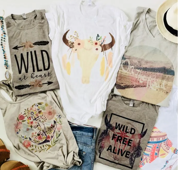 Boho Graphic Tees – Only $13.99!