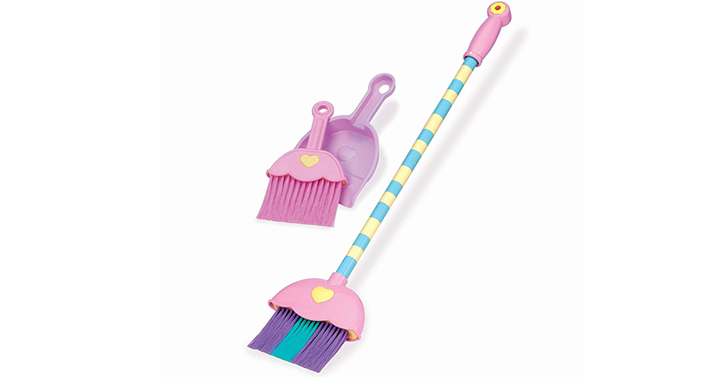 Mighty Tidy Sweeping Set – 4-piece Colorful Toy Broom and Dustpan Set – Just $6.41! Over 60% off!