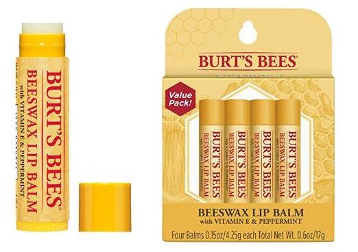 Burt’s Bees 100% Natural Moisturizing Lip Balm (Pack of 4) – Only $6.05!