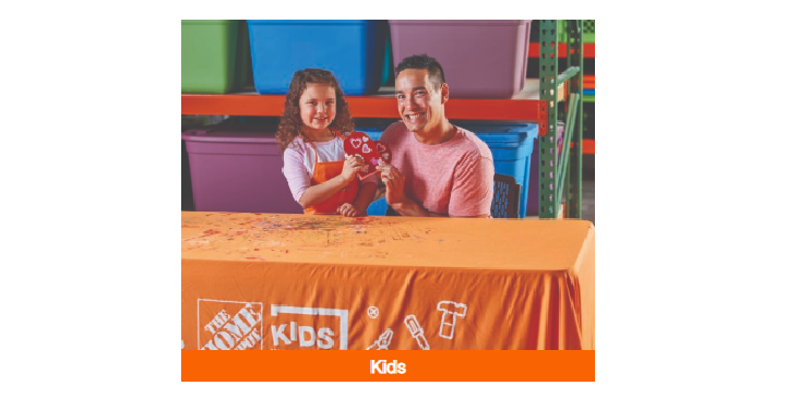 Home Depot Kids Workshop: Build a FREE Heart Candy Box! Register Now!