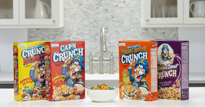 Cap’N Crunch Breakfast Cereal (4 Count) Only $8.39 Shipped!