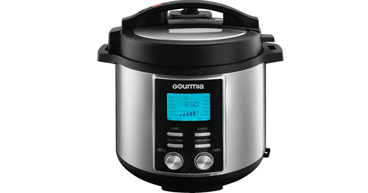 Gourmia 8-Quart Pressure Cooker – Just $49.99! Wow! Save $110.00!!!