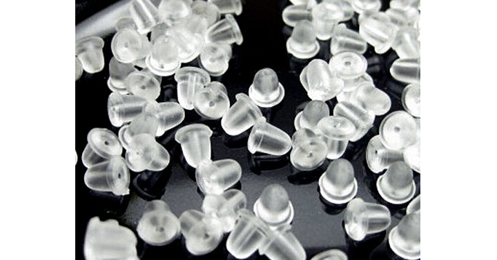 Lost Earring Backs? 200 Silicone Round Earring Backs – Just $7.99!