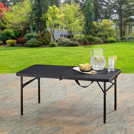 Mainstays 40″ Fold-in-Half Table Only $29.44!