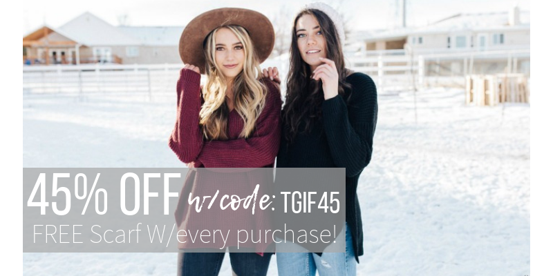Fashion Friday at Cents of Style! FUN Sweaters – 45% off! Plus FREE shipping! So, so, so cute!
