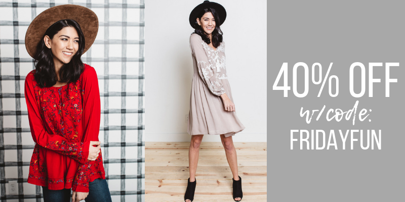 Ruffled Tops and Tunics – 40% off! Plus FREE shipping! Fashion Friday at Cents of Style!