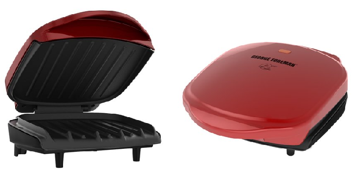 George Foreman 2-Serving Classic Plate Electric Indoor Grill and Panini Press Only $14.88! (Reg $25.50)