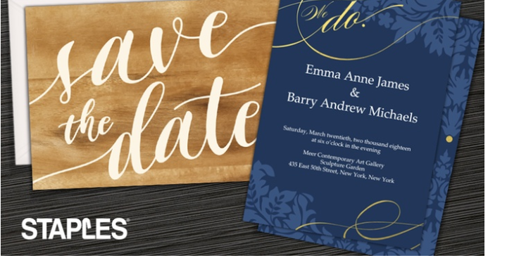 Custom Same-Day Save the Date Cards or Wedding Invitations up to 61% off! Get 25 for Only $9.99!