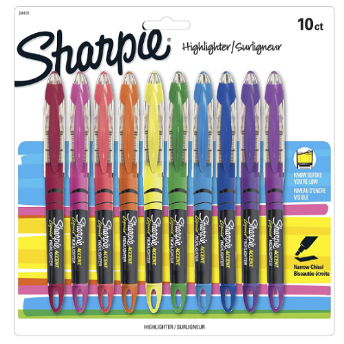 Sharpie Liquid Highlighters, Chisel Tip 10 Count Only $6.79 Shipped! (Reg. $12.49)