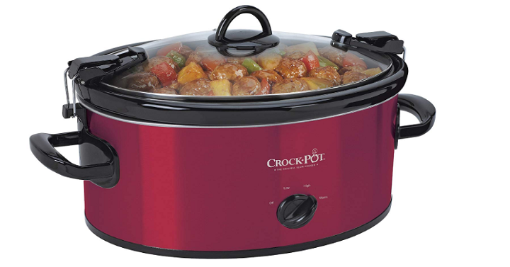 Crock-Pot 6-Quart Cook & Carry Oval Manual Portable Slow Cooker Only $23.84 Shipped! (Reg. $45)