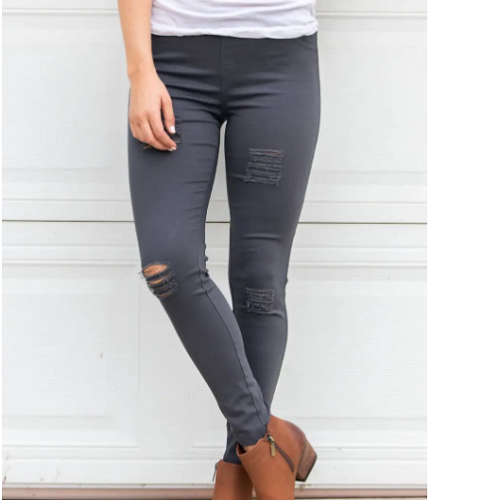 Distressed Jeggings (Multiple Colors) | S-3X Just $18.99! (Reg. $44.99)