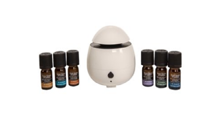 White 7 Piece Better Homes & Gardens Cool Mist Ultrasonic Aroma Diffuser for Only $12! (Reg. $39.97)