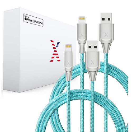 iPhone 6ft Lightning Cable 2 pk Only $17.99 with code!