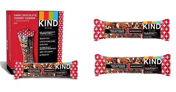 KIND Bars, Dark Chocolate Cherry Cashew + Antioxidants (12 Count) Only $10.55 Shipped!